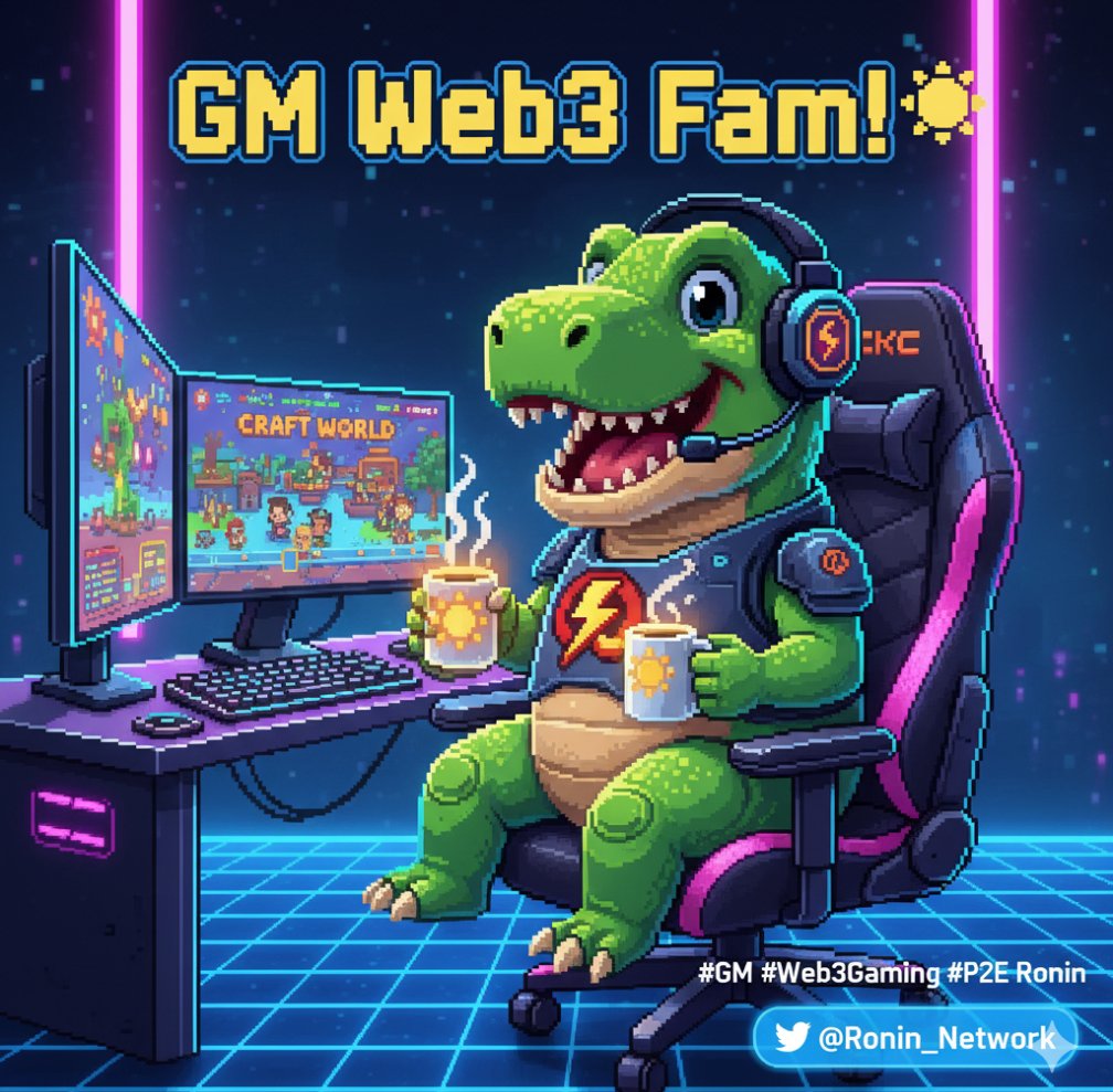 GQ_Zone's tweet photo. GM Web3 fam! โ๏ธ
Wishing every one of you a day of fast progress and huge profits! I'm currently focused on the grind in my favorite titles: #CraftWorld, #PlanetHorse, #Tacverse, #AgeOfFarming, and #RootsAndLoots!
Shoutout to @Ronin_Network for hosting the best games in the space! Let's get that bag! ๐ฐ
@AngryDynomites @PlanetHorseGame @tacversetcg @RootsandLoots @Age_of_Farming
#GM #Web3Gaming #Ronin #P2E #GameFi #Crypto #Dynocoin