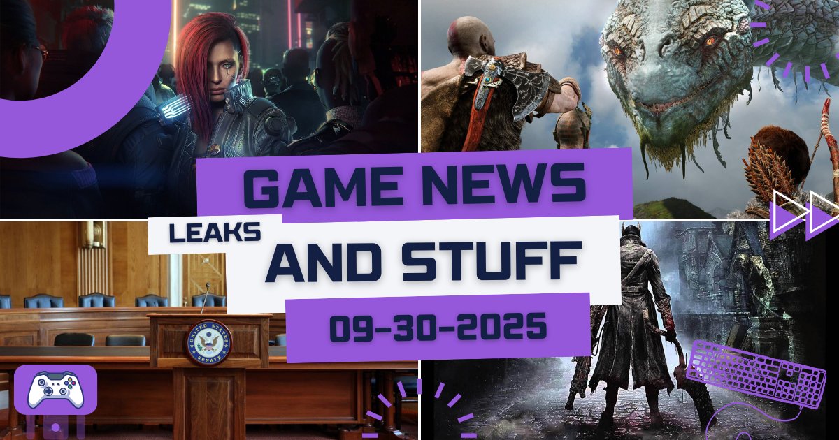 gamedevrelay's tweet image. Hello friends, Happy Tuesday! 📆

In today’s news:
🎮 Cyberpunk 2 With Potential Online Multiplayer
🎮 Rumoured Next Setting For God Of War
🎮 Bloodborne Is Not Moving Forward
And More!

open.substack.com/pub/gamedevrel…

Have a great day everybody and stay tuned for more news! 🙌