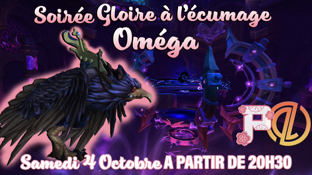 pichuhime's tweet photo. 🎮 Soirée Gloire à l’écumage Oméga – ce Samedi 4 Octobre à 20h30 !
Objectif : aller chercher le K’arroc ombreux🖤
Que tu sois là pour tryhard ou juste pour mettre le chaos en vocal, t’es le bienvenu 😎
👉 https://t.co/BJXqadcsnk
@Warcraft_FR 
#WoW #WorldOfWarcraft #TheWarWithin https://t.co/ObGIWGNcmS
