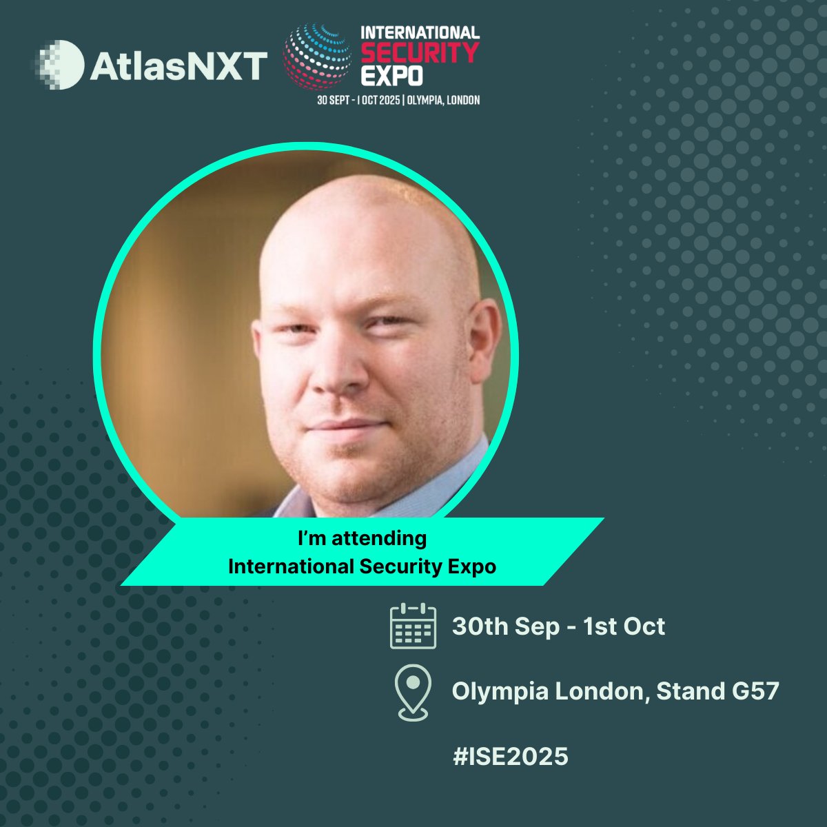 AtlasNxt's tweet image. When NGOs want to talk Duty of Care they seek out Alex Gurney. Meet him today on stand G57 at the @ISE_Expo  to find out why  zurl.co/UMSYM

#dutyofcare #ise2025