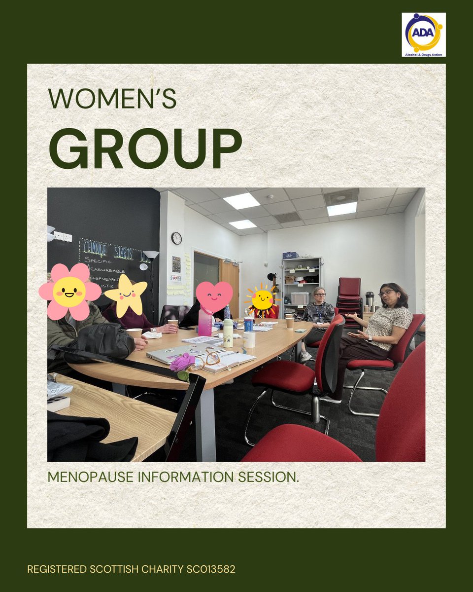 Alcohol&Drugs Action (@alcdrugsaction) on Twitter photo Dr Mittal from @grampiannhs came to chat to our Women's Group. How can we make the hormonal transition of the menopause smoother? Lots of water, sleep, good nutrition & chill! Fancy coming along in the future? Get in touch at 0333 3 448 355 or info@alcoholanddrugsaction.org.uk. Dr Mittal from @grampiannhs came to chat to our Women's Group. How can we make the hormonal transition of the menopause smoother? Lots of water, sleep, good nutrition & chill! Fancy coming along in the future? Get in touch at 0333 3 448 355 or info@alcoholanddrugsaction.org.uk.