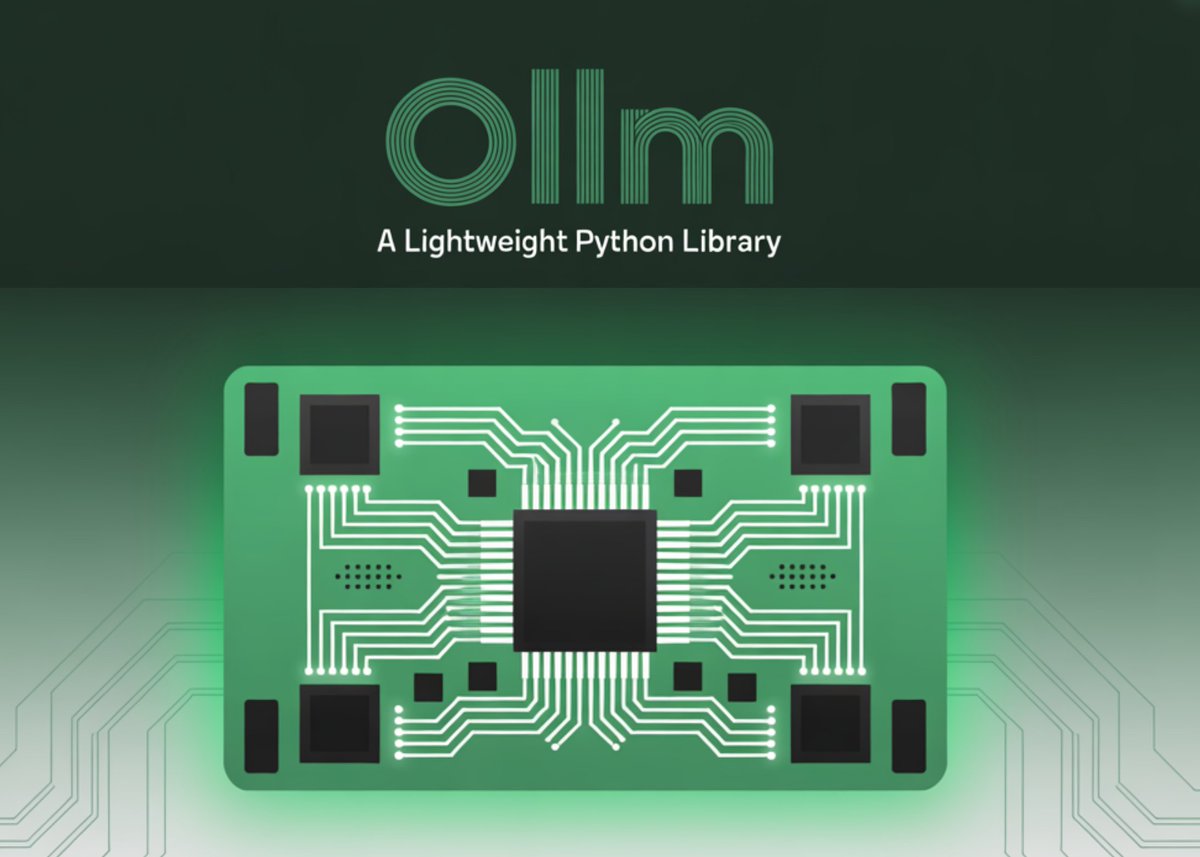 andresvilarino's tweet image. Meet #oLLM: A Lightweight #PythonLibrary that brings 100K-Context #LLM Inference to 8 GB Consumer #GPUs via #SSD Offload—No Quantization Required
#LargeLanguageModels  #AI #ArtificialIntelligence #Tech #Technology
buff.ly/WyIlxPf