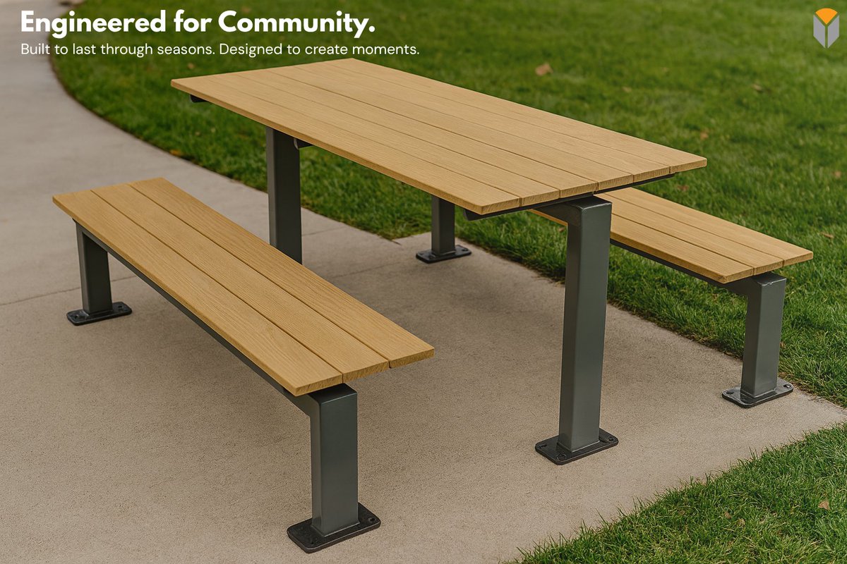 You can't engineer sunshine, but you can engineer the perfect place to enjoy it. 
Our picnic sets bring people together naturally—no apps, no reservations, just a table that's always there when you need it.

#LarkinEngineering  #PublicSpaces  #BuiltToLast #IrishDesign