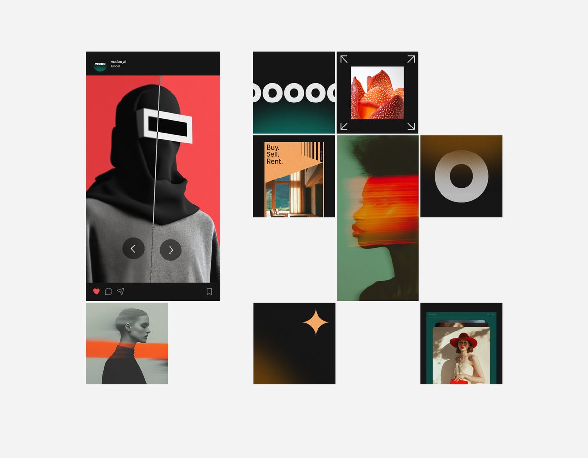 vorontsovvictor's tweet photo. Some super nice #branding pieces for Vudoo AI.
#Identity #design #brandesign #moodboard #digitalbrand #ai #aitool https://t.co/tWagKmn43B