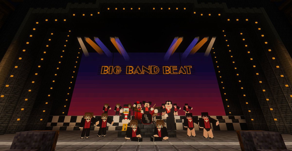 19年もの間、本当にたくさんの感動をありがとうございました！
名残惜しいですが、あの輝きは決して忘れません🎷

#Minecraft #ビッグバンドビート