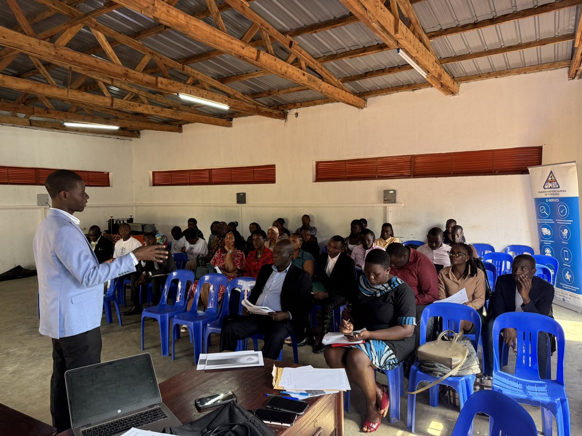 #HappeningNow
A public Review workshop on Banana Fibre Hair Extensions-Specification is ongoing at TEXFAD Limited-Kasayi funded by Busitema University under the SMEP project.(Sustainable Manufacturing and Environmental Pollution.)

UNBS through its Technical Committee on Textiles