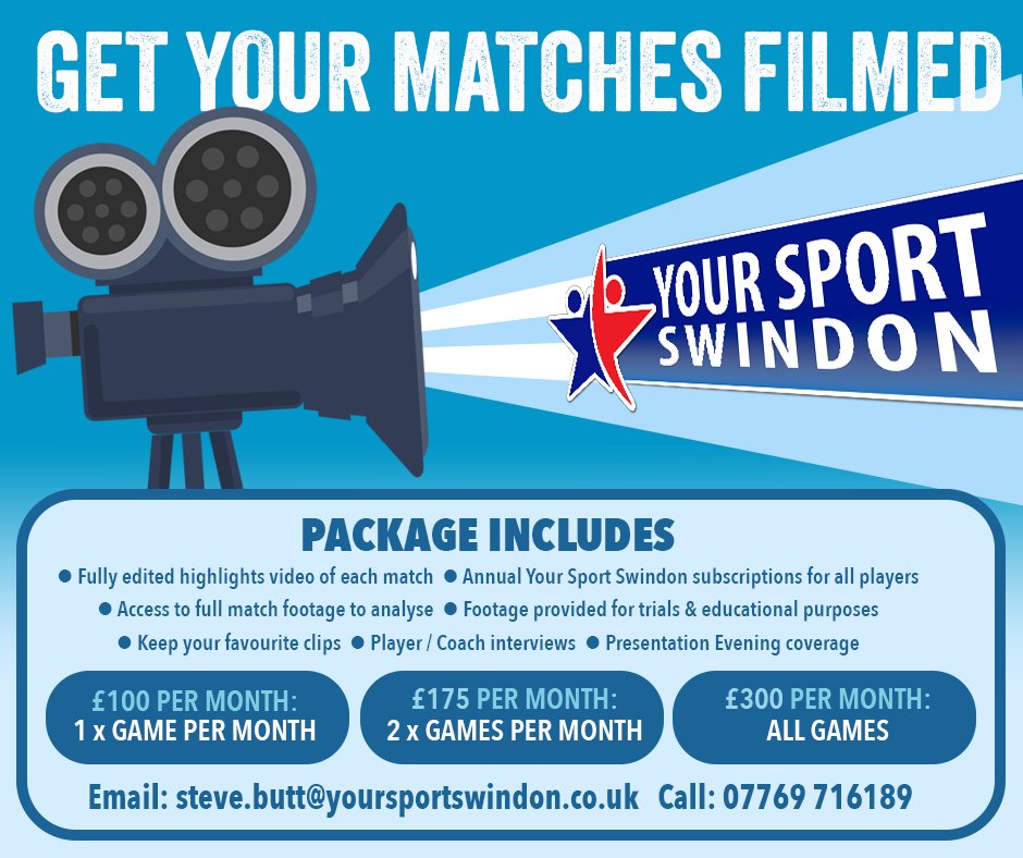 Calling all football teams, do you want to feel like superstars? 🌟

⚽️ Full coverage of your matches. 
⚽️ Highlights video. 
⚽️ Subscriptions for all your players.
⚽️ Player/manager interviews.
⚽️ Plus more.  

Email us to guarantee coverage for your team today! ⚽️