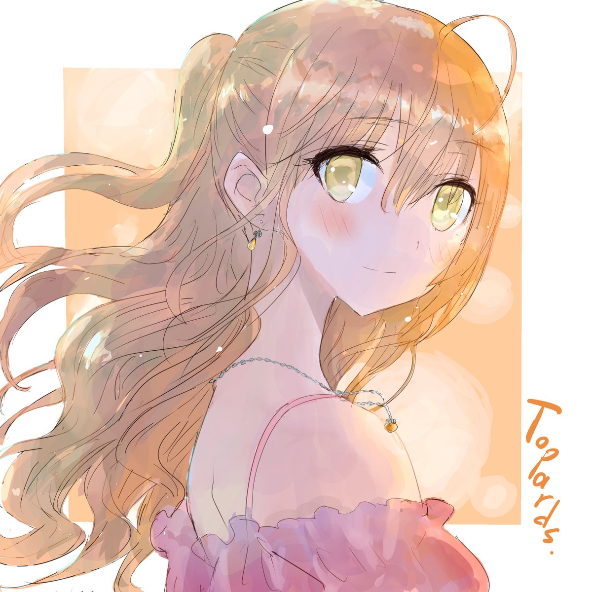 「オレンジトパーズ」|Nao32のイラスト