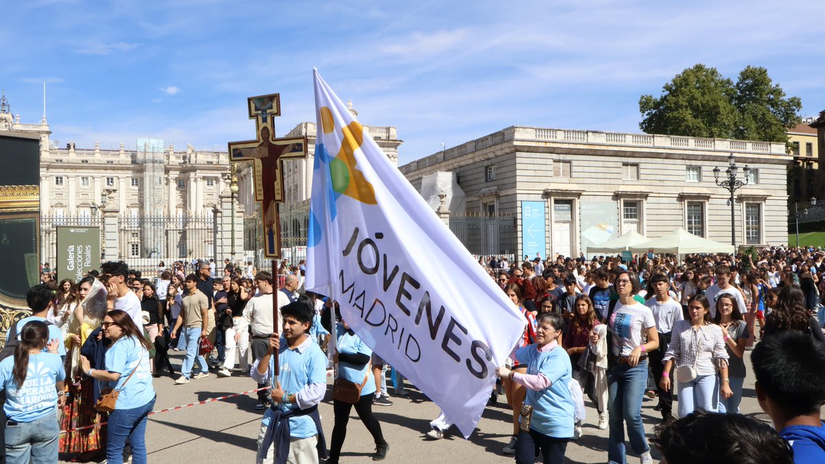 archimadrid's tweet photo. 📰Éxito del #WOWFest: fe, alegría y esperanza entre los jóvenes de las diócesis de Madrid, @DiocesisGetafe y @DiocesisAlcala
➡️«El sábado no fue solo un evento más: fue un signo vivo de que la esperanza sigue marcando el ritmo de nuestra Iglesia joven»
https://t.co/qiwl0morsN https://t.co/zjbBTjUR9y