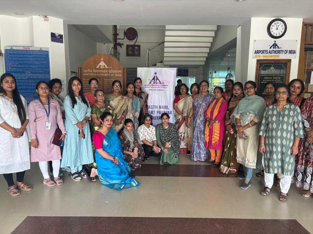 aairhqer's tweet image. Under Swasth Nari Shashakt Parivar Abhiyaan, a POSH awareness session was led by RED-ER Smt. Nivedita Dubey at RHQ-ER, reinforcing AAI’s commitment to a safe, secure &amp;amp; inclusive workplace for women. 
#POSH #WomenEmpowerment #SafeWorkplace #AAI
@AAI_Official @MoCA_GoI