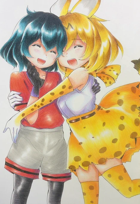 昔のアナログ絵だ