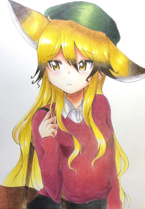 昔のアナログ絵だ