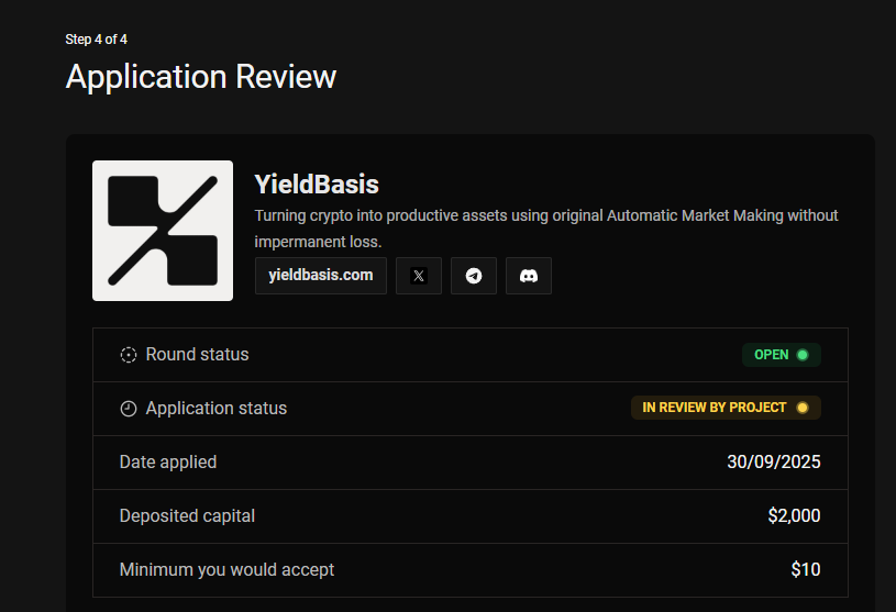 sambong25's tweet image. 토큰세일 메타라하여 소액 참전해 봅니다. 
난 25천달러가 없드아~~

@legiondotcc @yieldbasis