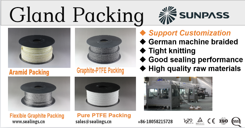 Sunpass001's tweet photo. Material: Primarily made of flexible #graphite tape or braided flexible graphite packing. Some feature #carbon fiber reinforcement for improved high-temperature and pressure resistance. https://t.co/tUhV4x6g7R