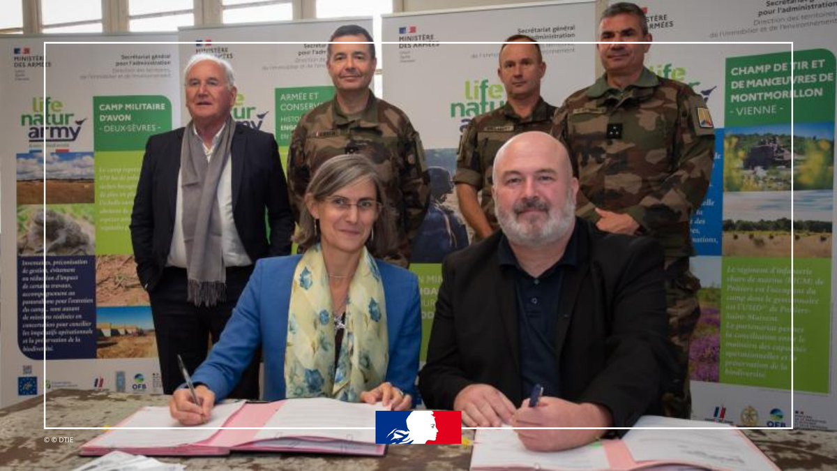 SGArmees's tweet image. 🌿 Biodiversité &amp;amp; Défense : un engagement renouvelé !
@Armees_Gouv et #FCEN ont signé une nouvelle convention (2025-2030) pour protéger les terrains militaires, véritables réservoirs écologiques.
👉 defense.gouv.fr/sga/actualites… 
#Défense #Biodiversité #EDD2025