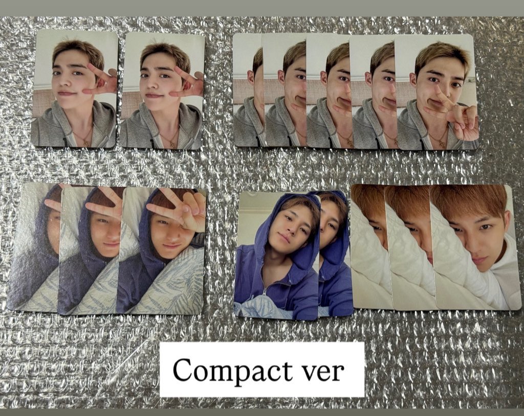 SEVENTEEN セブチ HYPE VIBES CxM ギュチョル コンパクト

（譲) Compact ver ミンギュ スンチョル
（求)  全てスンチョル 🍒

郵送で交換可能な方いらっしゃいましたらお気軽にお声がけくださいませ🙇‍♀️

おまとめの方優先◎