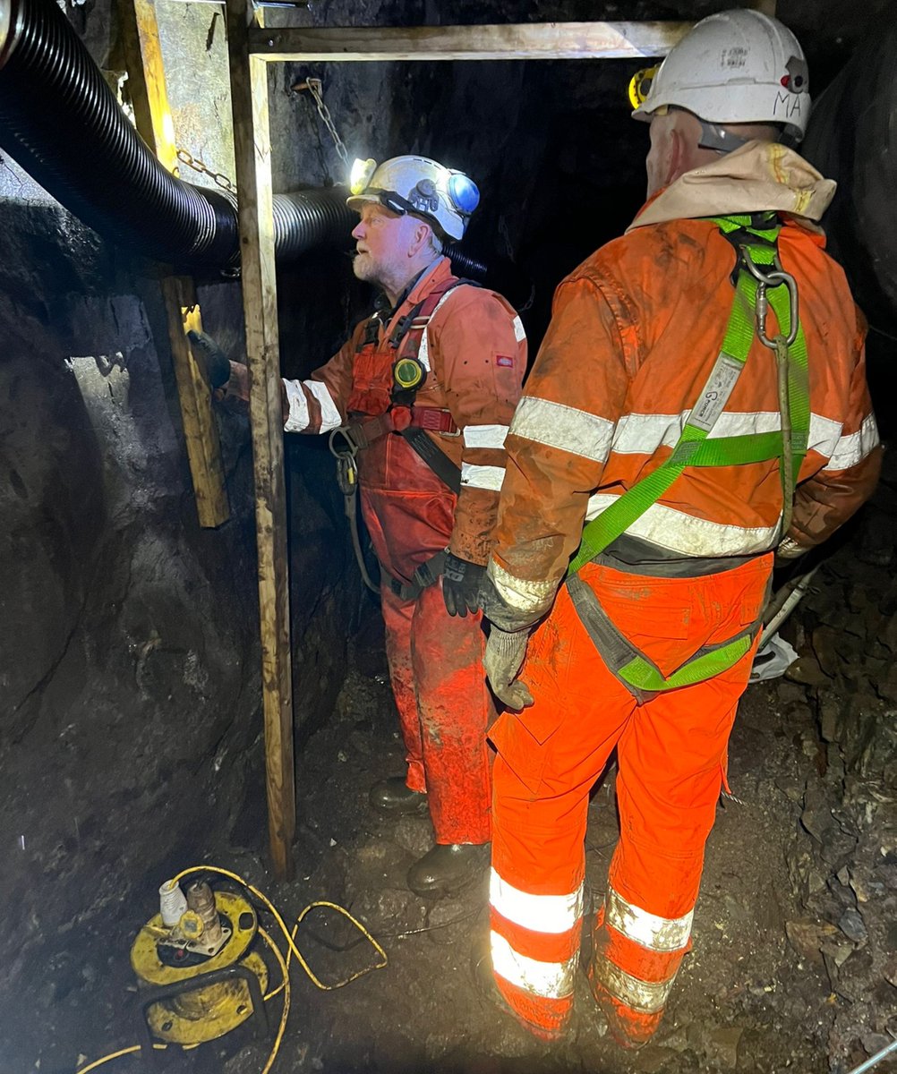 ArkadianMetals's tweet photo. Works mandated by HM Mines Inspector are progressing well at Clogau, and we hope to be able to start drilling and blasting again soon.
Check out the full update and join in with the conversation at: https://t.co/q8wHc7O3M3
#alba #clogaugoldmine #gold #welshgold https://t.co/9fq7kJMYqC