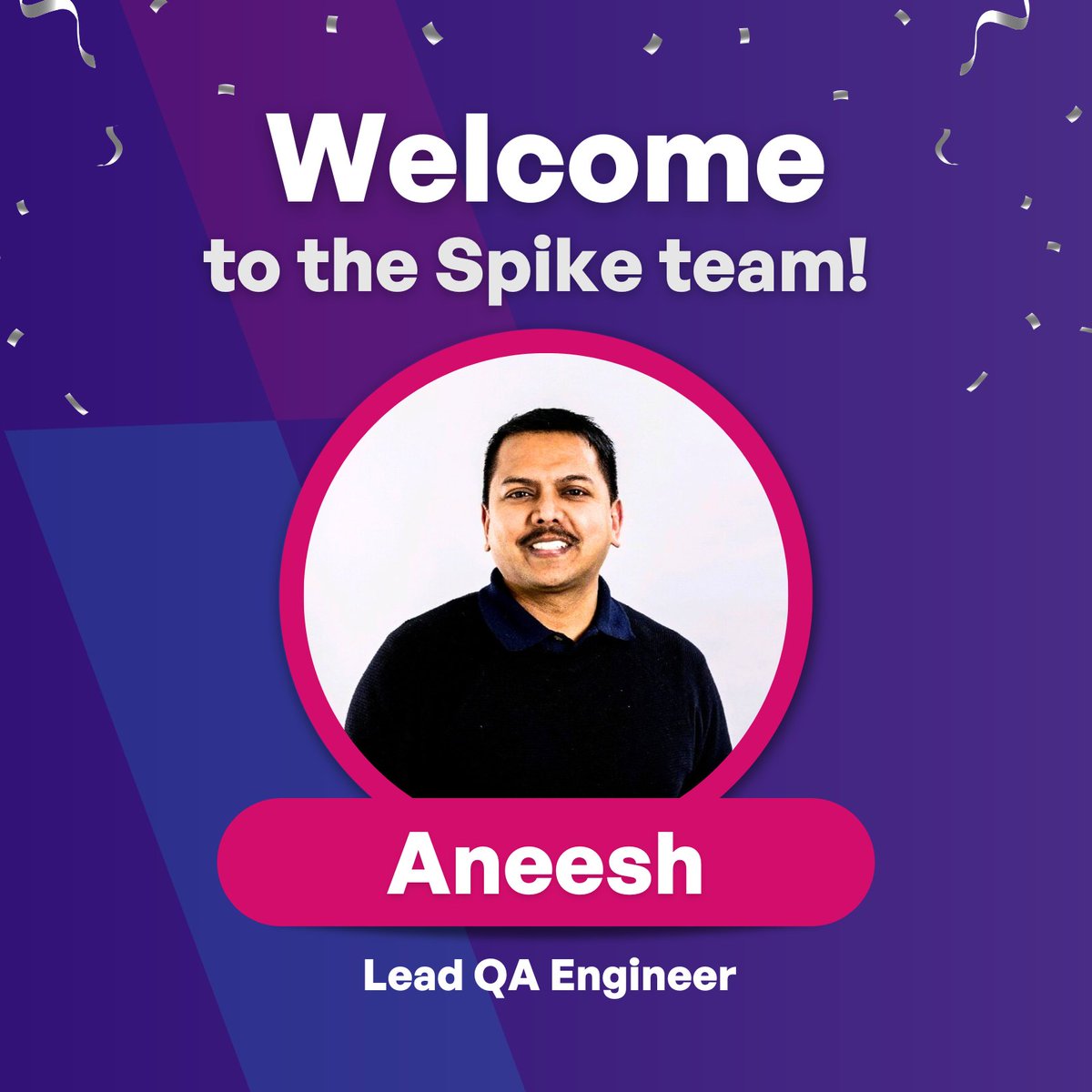 🎉 Exciting news! Our <a href="/SpikeGlobal/">Spike</a> team is growing, and we are thrilled to welcome Annesh as our new Lead QA Engineer! 🖥️

Let's give him a warm welcome as he embarks on this exciting journey with us! 🌟

Welcome aboard Aneesh!