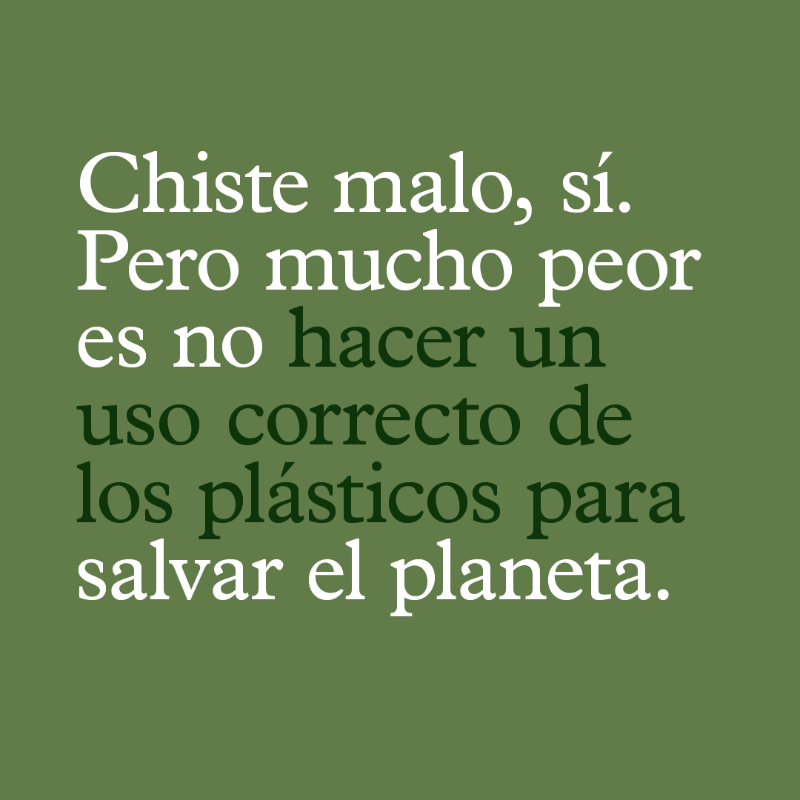 ANAIP_es's tweet photo. ♻️ El futuro del planeta no es para reirse.