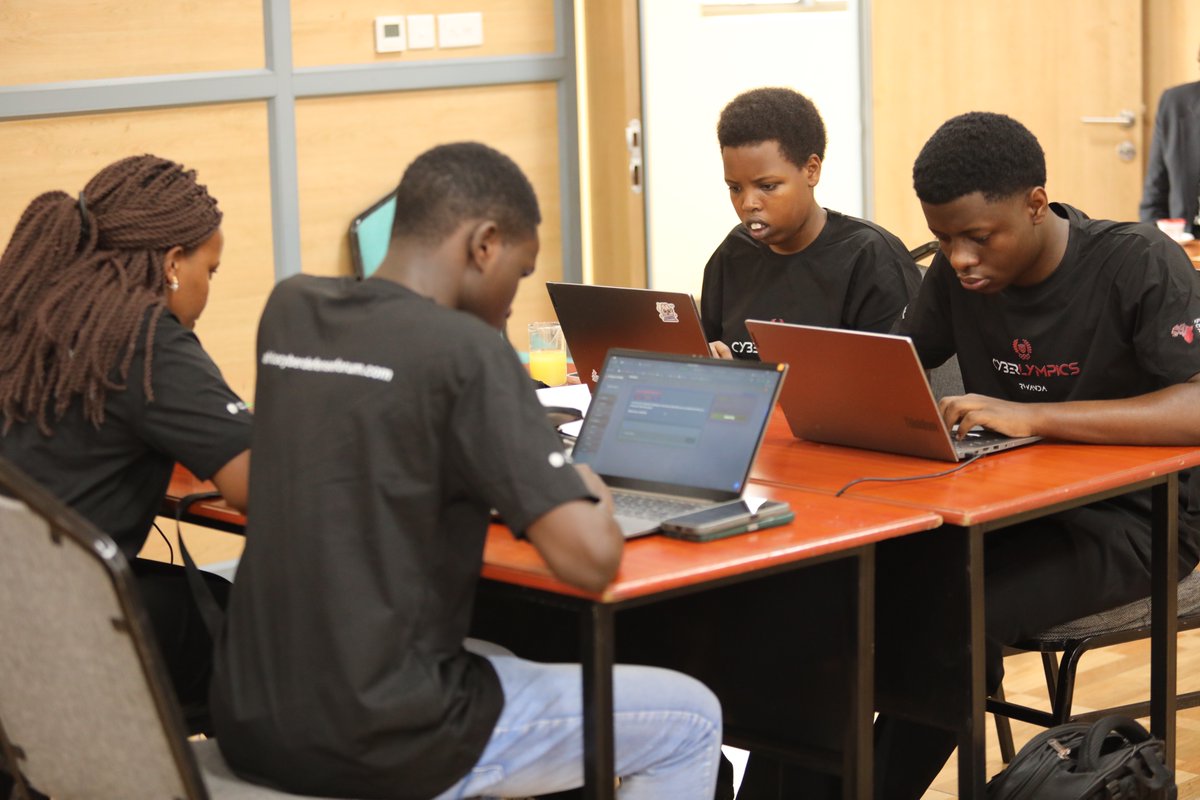 Cybersec_Rwanda's tweet photo. #HappeningNow 🚀 The 2025 ACDF kicks off with the National Cyberlympics finals! 

35 Rwandan students are competing in challenges that test teamwork, skill &amp; innovation—building the next generation of cyber defenders. 

🛡️ Stay tuned for the winners! #ACDF2025 https://t.co/EUMuaQEIMU