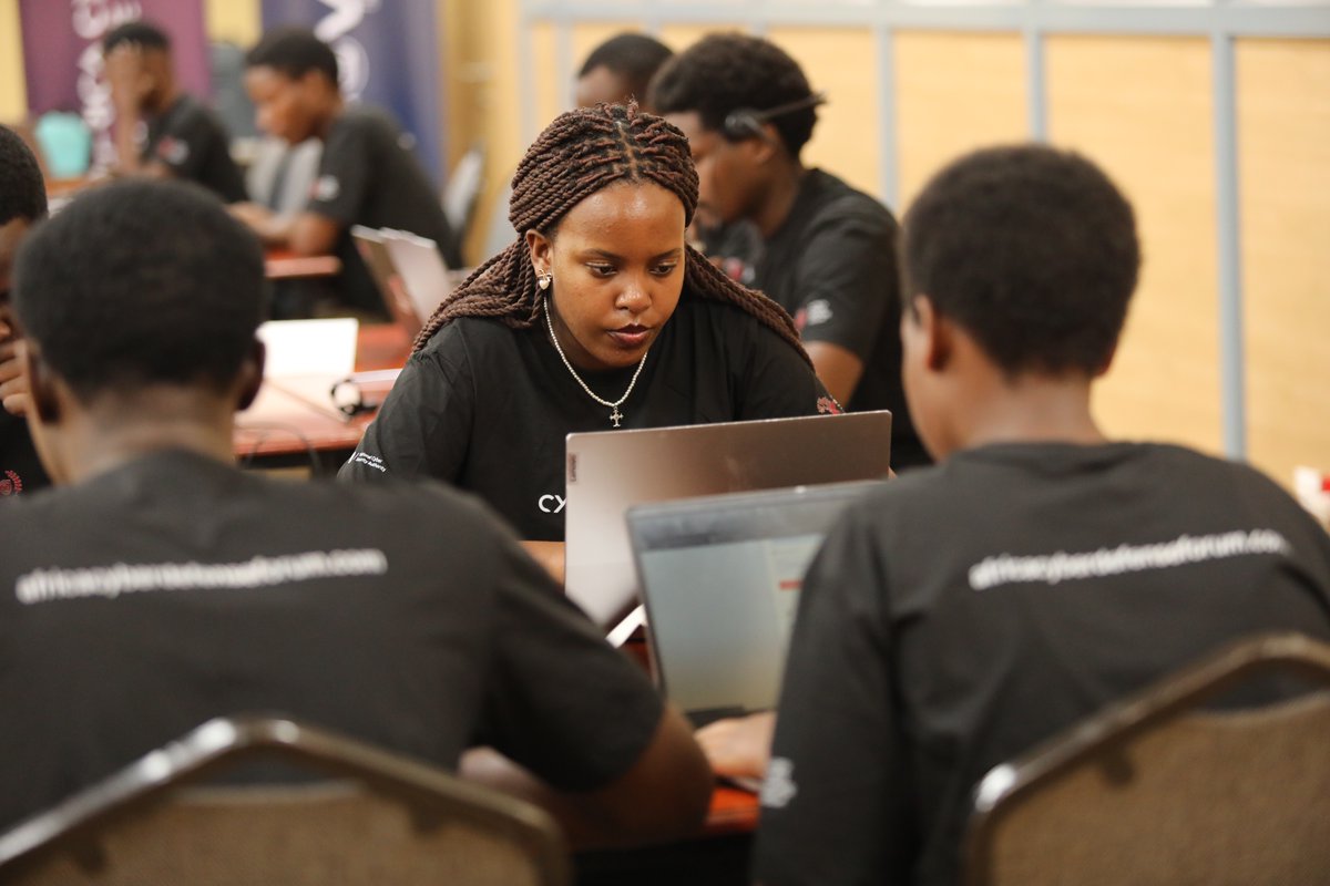 Cybersec_Rwanda's tweet photo. #HappeningNow 🚀 The 2025 ACDF kicks off with the National Cyberlympics finals! 

35 Rwandan students are competing in challenges that test teamwork, skill &amp; innovation—building the next generation of cyber defenders. 

🛡️ Stay tuned for the winners! #ACDF2025 https://t.co/EUMuaQEIMU