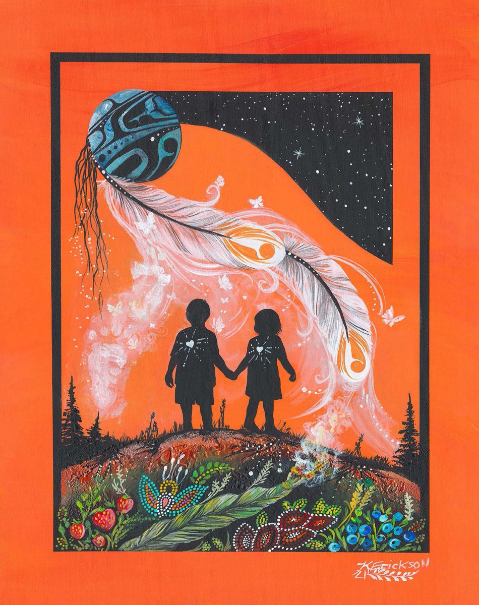 ChrisQuinn64's tweet image. “Every Child Matters” is a movement in Canada that highlights the importance of ensuring the rights, well-being, &amp;amp; dignity of all children, particularly Indigenous children. It is a rallying cry for Indigenous rights &amp;amp; reconciliation efforts across Canada.
#EveryChildMatters