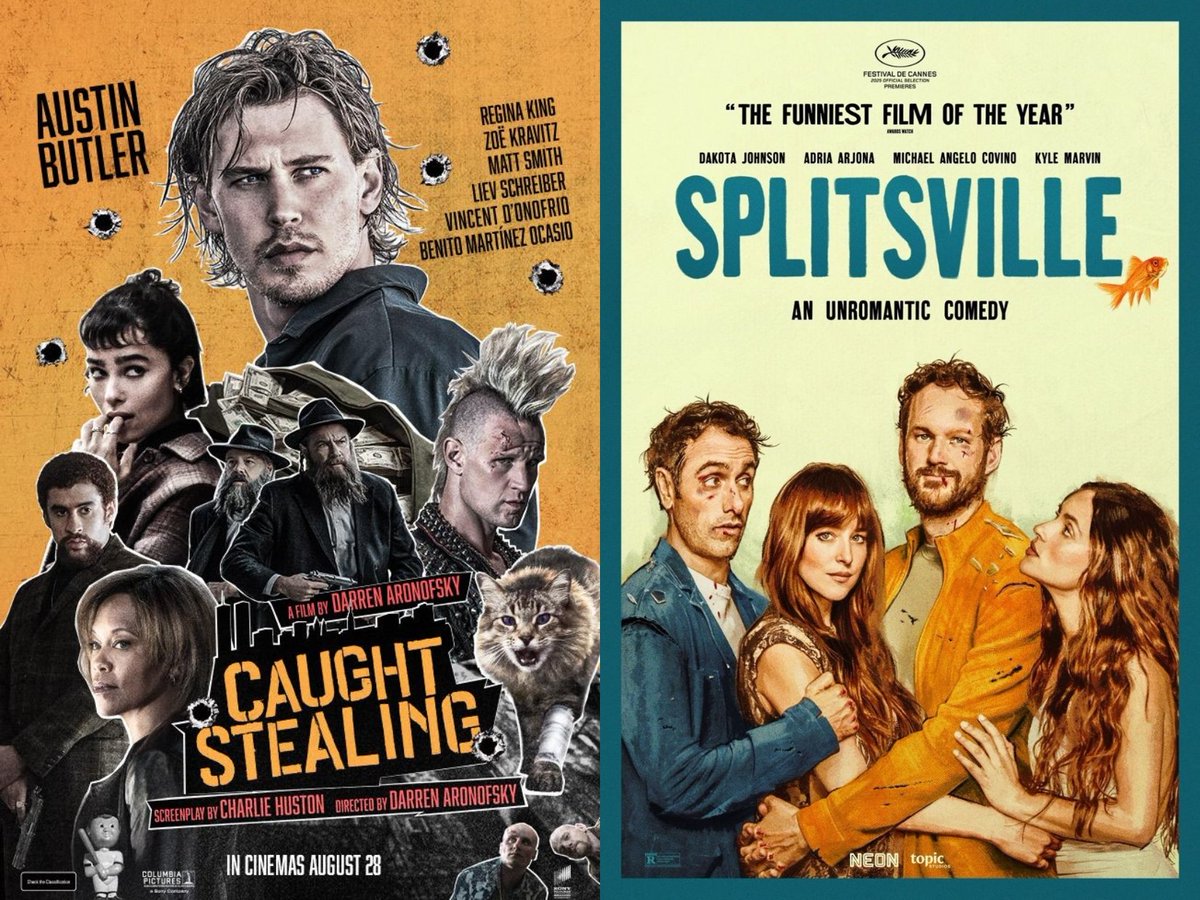 today's watch 🎥🍿

#CaughtStealing (2025)
#Splitsville (2025)