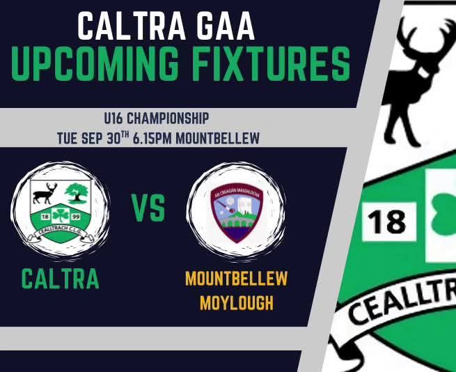 Our U16's take on Mountbellew/Moylough in Championship this evening at 6.15pm in Mountbellew. Best of luck to all involved 🇳🇬🇳🇬🇳🇬