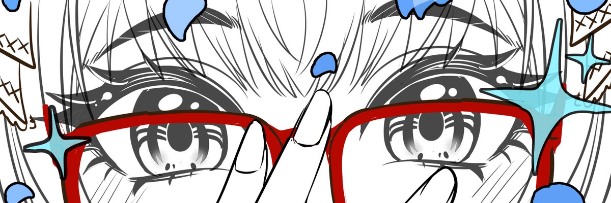 okay but glasses…. cuteness overload!!! anw yes i really cant stop drawing eyes for more(≧◡≦)ゝ