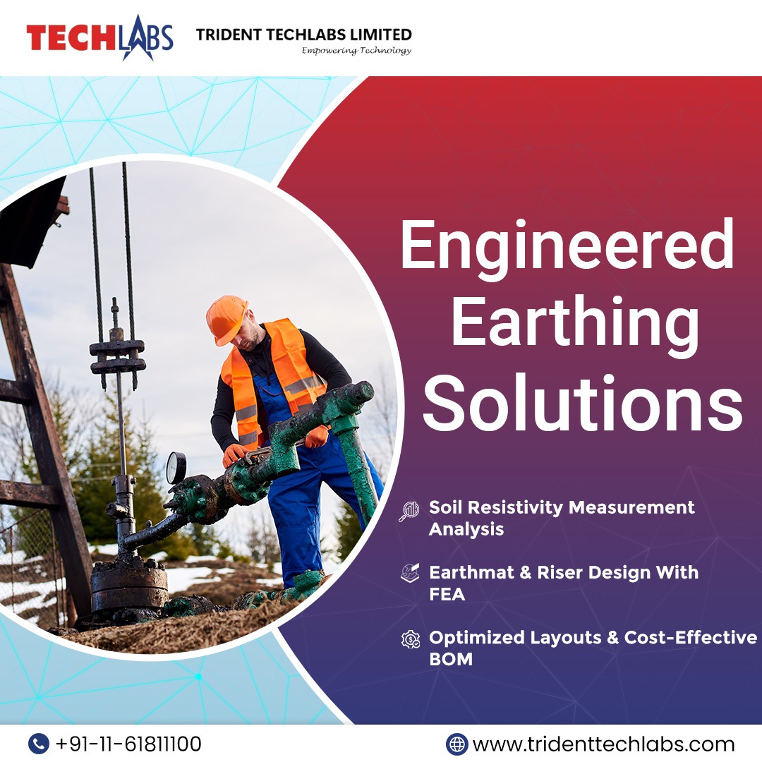 TechlabsTrident's tweet image. ⚡ Effective earthing is more than compliance—it’s the backbone of electrical safety.
At Trident Techlabs, we design customized grounding systems for safe, reliable power in industries & utilities.
🌐 tridenttechlabs.com
#GroundingSystem #ElectricalSafety #TridentTechlabs