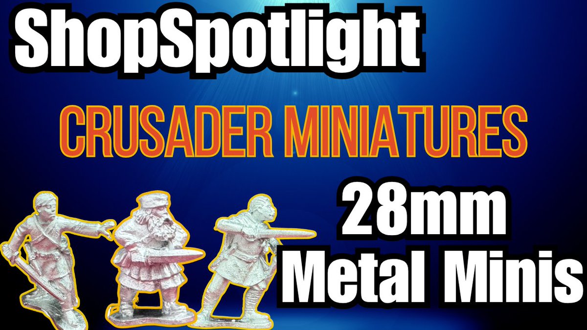 MightyLGames's tweet photo. βοΈ Miniature fans. This weekβs #ShopSpotlight features 28mm Crusader Miniatures metal minis. Crisp detail, ready for painting & your next RPG adventure. Watch πhttps://t.co/3DfUtzd2fg
#miniaturepainting #RPG #miniatures #tabletopgames https://t.co/BGDwiLxYWm