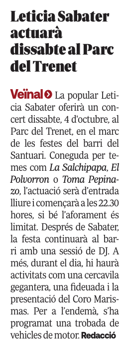 El concert de l'any el viuran a #Reus, quina sort <a href="/LoSantPatro/">Sant Pere 🗝️🗝️🗝️</a>. Gaudeixi'l!