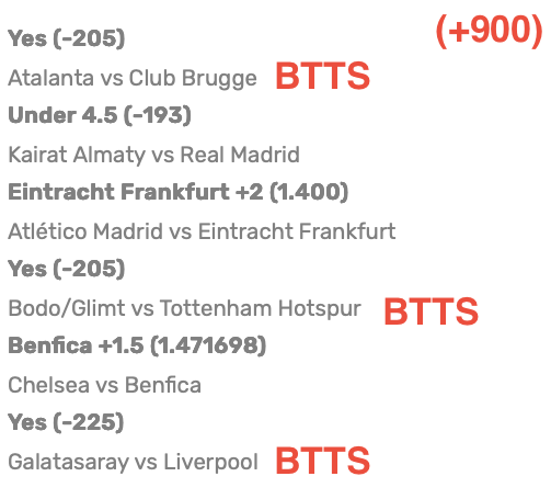 Prop Lock (@proplocknroll) on Twitter photo ๐จ CHAMPIONS LEAGUE LOTTO PARLAY ๐จ
โฝ๏ธ 0.5u (+900)
We missed the Lotto by 1 last week โผ๏ธ
let's cash this week ๐ซก more locks dropping later ๐ฅ
#GamblingTwitter #GamblingX #DraftKings #ChampionsLeague #UCL #FanDuel ๐จ CHAMPIONS LEAGUE LOTTO PARLAY ๐จ
โฝ๏ธ 0.5u (+900)
We missed the Lotto by 1 last week โผ๏ธ
let's cash this week ๐ซก more locks dropping later ๐ฅ
#GamblingTwitter #GamblingX #DraftKings #ChampionsLeague #UCL #FanDuel