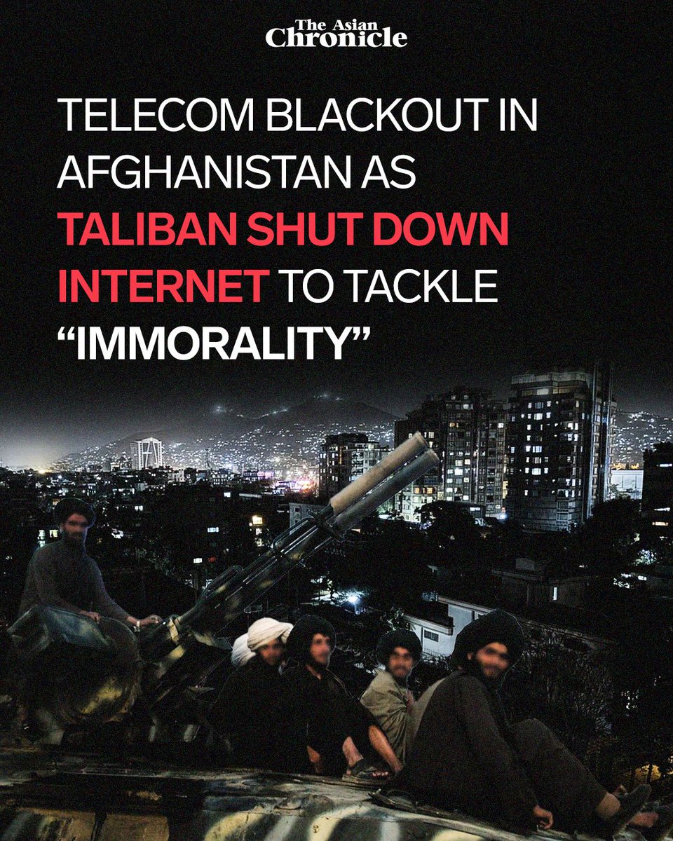 Telecom Blackout in Afghanistan as Taliban Shut Down Internet to Tackle ''Immorality"

Afghanistan is facing a total telecommunications blackout after the Taliban shut down internet across the country, according to internet watchdog Netblocks.

The ban has affected flight