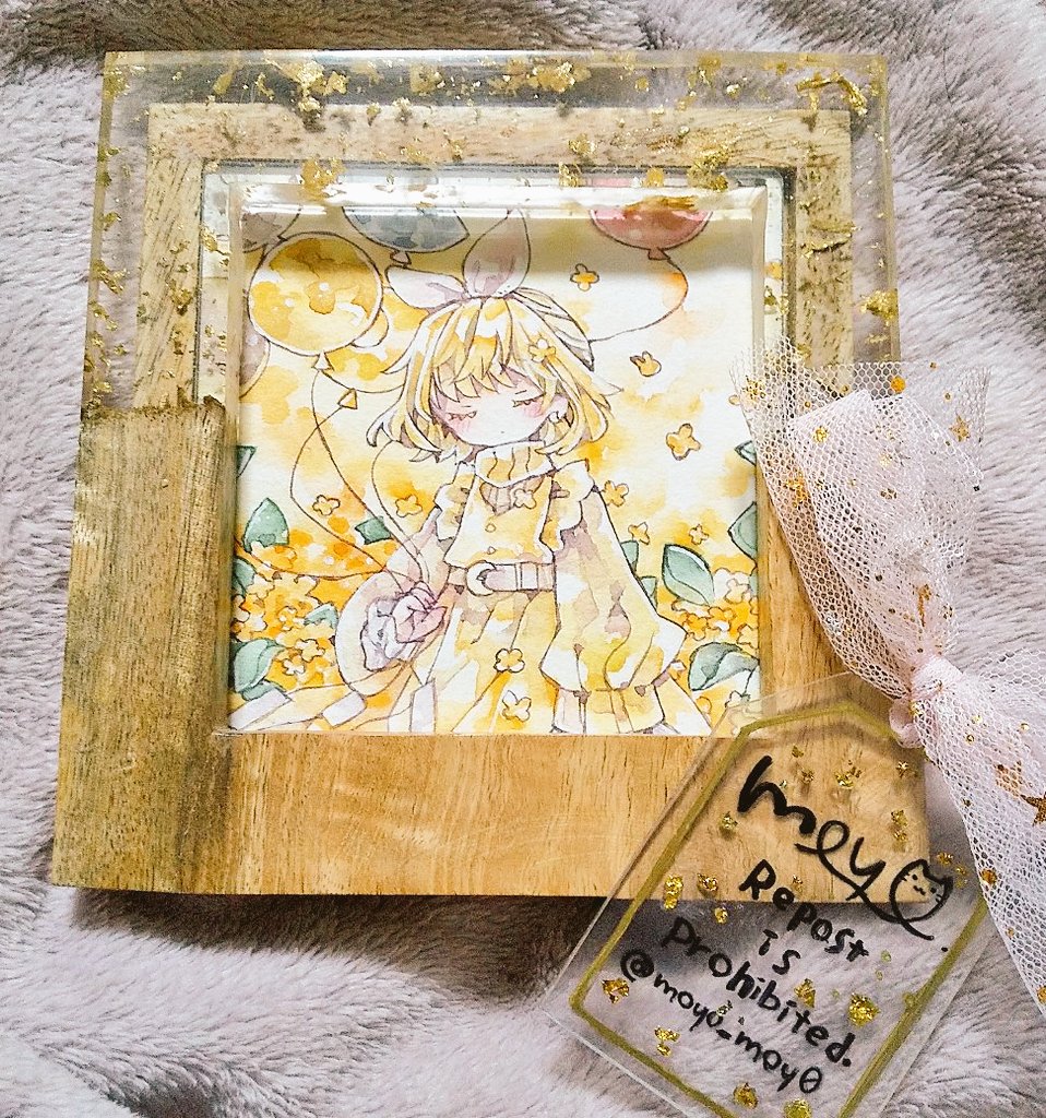 一次創作祭り秋の陣2025 透明水彩できらきらの女の子たちの絵を描い