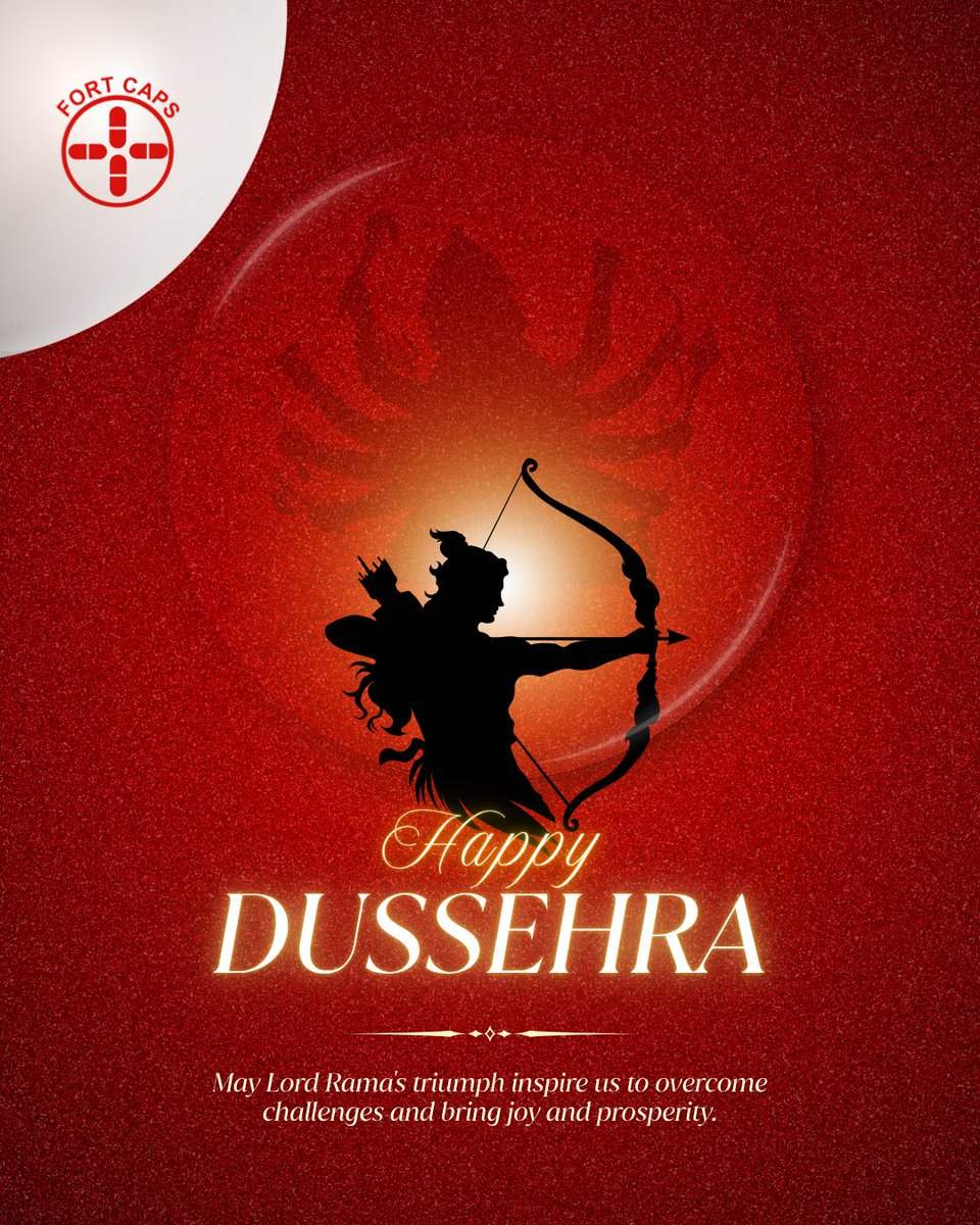 Health is the true wealth. 💊
At Fortcaps Healthcare Limited, this Dasara reminds us of the strength that comes from wellness, care, and resilience. 🌿
We wish you and your loved ones good health, happiness, and harmony this festive season. 🌸
#FortcapsHealthcare #HealthIsWealth