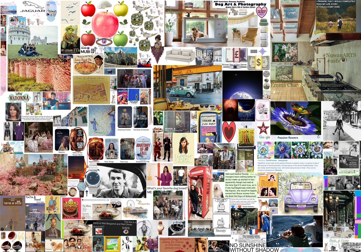 #DogART&amp; #Photography #Tintin&amp; #Travel #Interiors&amp; #Style #NuwanSEN #NuwanARTS #ArtNUWA #CollageTherapy is the best therapy😇#ArtTuesday #TuesdayART #CollageTuesday #Kitchen #WristWatches #Clocks #Paintings #Books🍁#Apples #DogFurniture&amp;more,avec #Gingerella&amp; #Nudin❤️🩷🩵💙💟#ART