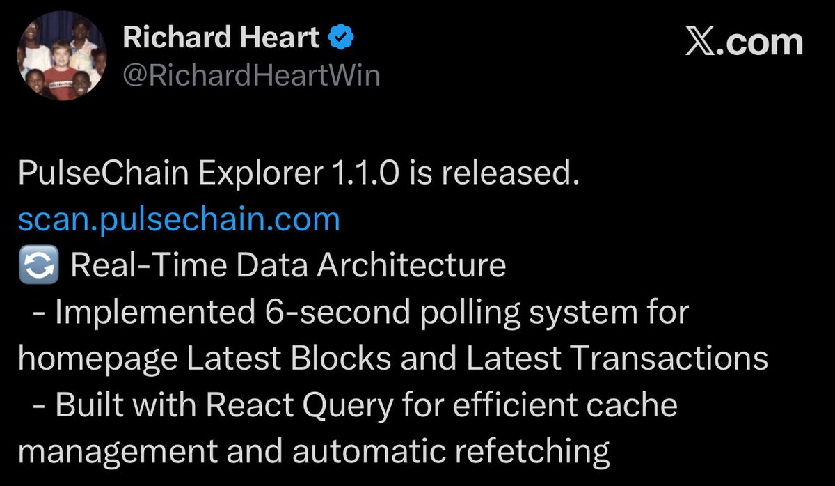 TravConnors's tweet image. Well done @RichardHeartWin
New PulseChain explorer
scan.pulsechain.com