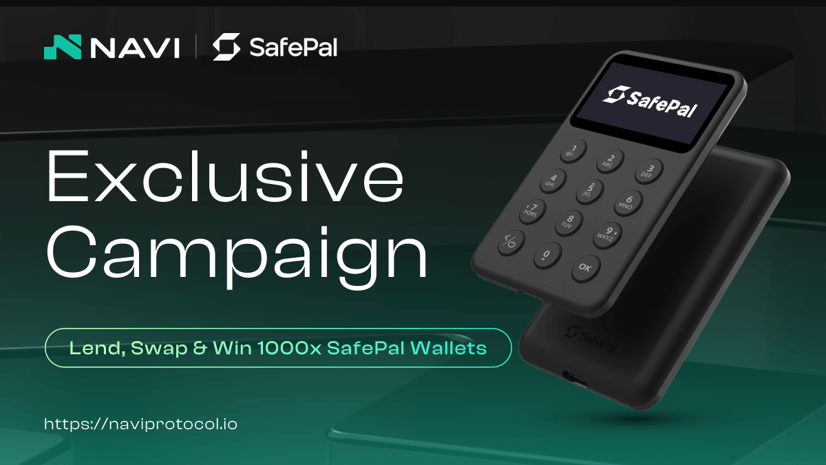 Fosky68's tweet image. 👛Campaña NAVI + SAFEPAL👛
Si estás interesado en comprar una #Coldwallet creo que esto te puede interesar 😉

🌀 Se trata de una campaña de @navi_protocol donde repartirá 1000 Safepal Wallet, concretamente la X1 🤠

🌀 Tenemos 10 días para el evento. Las reglas son muy