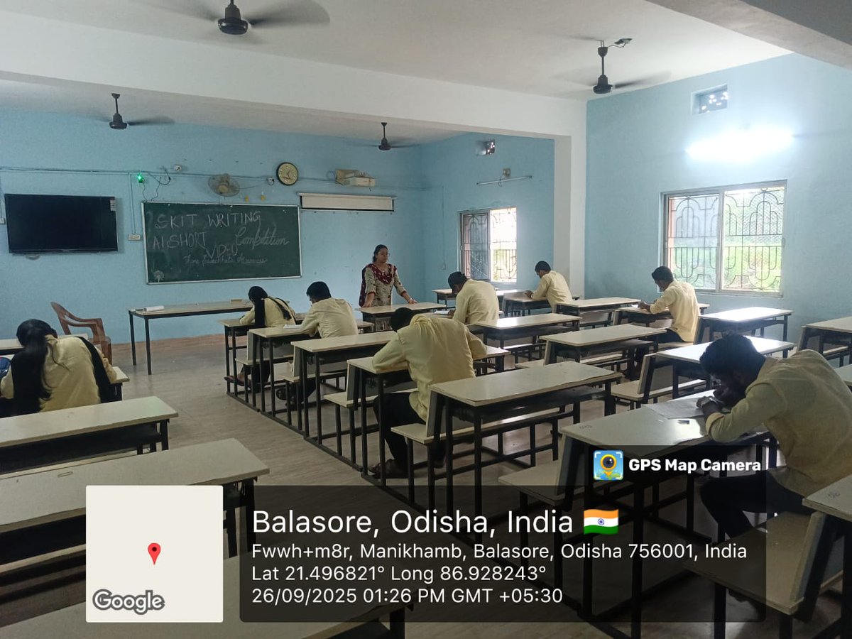 CTEBalasore's tweet photo. A Swachhata Awareness Competition was organized at CTE, Balasore on 26th September 2025 as part of the ongoing “Swachhata Hi Seva Parv”. Students actively participated by presenting their ideas, poems, songs, posters, and speeches.
@DHE_Odisha
@ncte_official
@OdishaOshec https://t.co/dsfBLyzK9S