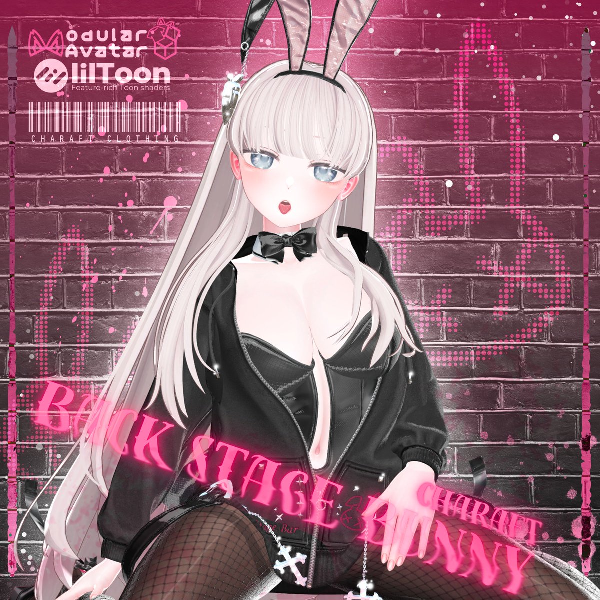 _Charaft_'s tweet photo. 【8アバター対応】 BackStage_Bunny - RT EventT🎁🎁

参加はRT + (@_Charaft_)Follow 🐰 計3名様にFULL SETを差し上げます！

抽選は10月7日午後6時 
RTが増えるほど当選者数が増える可能性があります 💗皆さん参加してください

https://t.co/z4JJboiisG

#VRChat
#booth_pm #CHARAFT https://t.co/6SjfPE522z