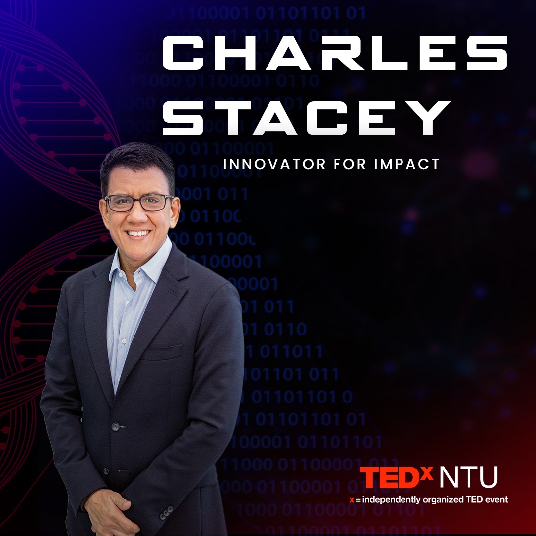 💡 Speaker Reveal!
Excited to welcome Charles Stacey 🌟, President &amp; CEO of Cerecin, to TEDxNTU 2025! 
📅 18 Oct 2025 | 📍 NTU
🎟 Register: bit.ly/TEDxNTU_2025
#InnovatorForImpact #REHuman