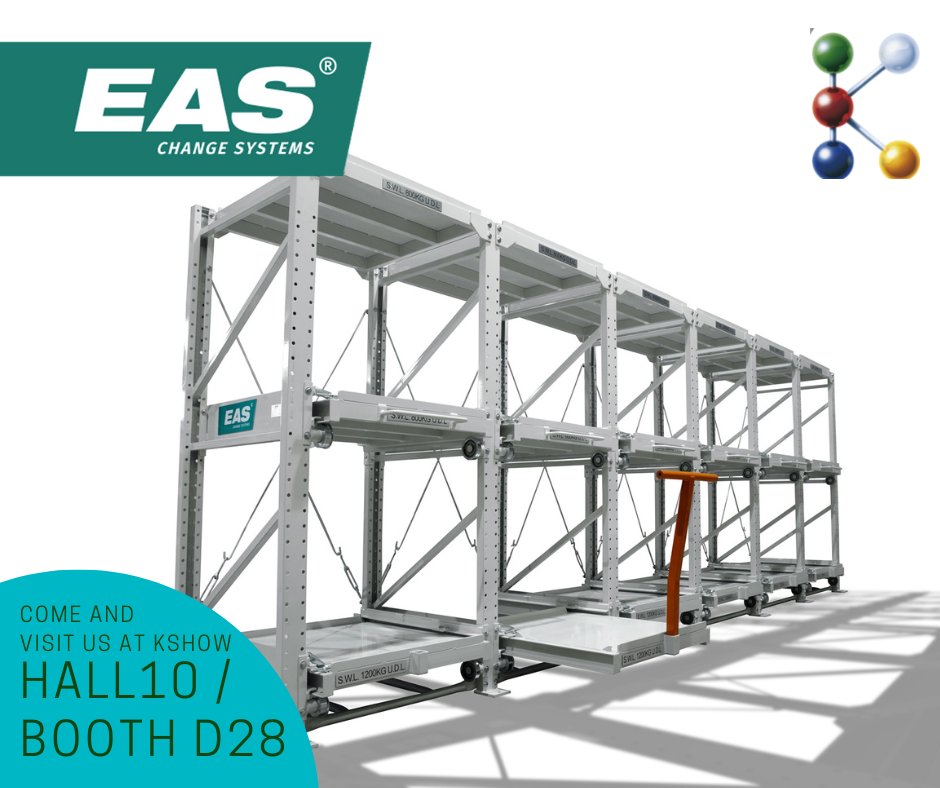 ⏳ J-7 before #K2025!

Visit EAS Change Systems at Hall 10 / D28 for smart mold &amp; die change solutions.

🔗 easchangesystems.com

#moldchangesystems #K2025 #SmartManufacturing #Automation