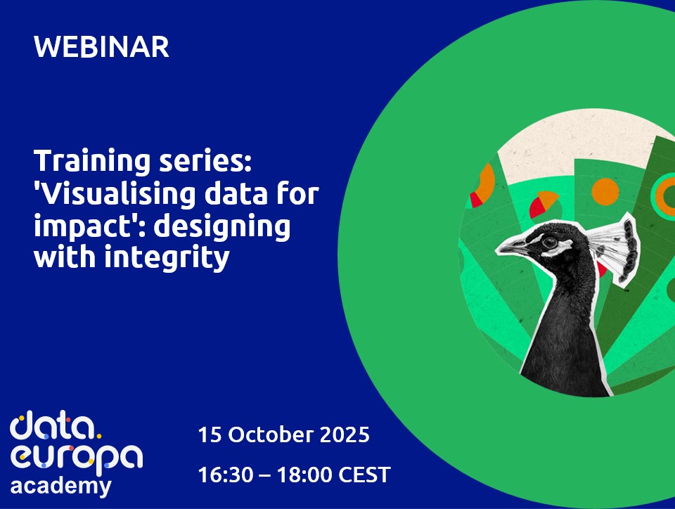EU_opendata's tweet image. 🔍 A good data visualisation does not mislead, it informs!
  
Join session 2 of our training series with Alberto Cairo: Designing with integrity. On 15 October, you will learn to spot pitfalls and make ethical design choices.

Read more 👉 link.europa.eu/6rftff

#EUOpenData