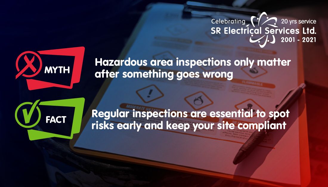 srelectrical2's tweet image. ⚡ Myth: Inspections only matter after faults.
✅ Truth: Regular inspections are essential to spot risks early and keep your site compliant.

👉 Find out more: tinyurl.com/4knkfk5h 

#HazardousAreas #ElectricalSafety