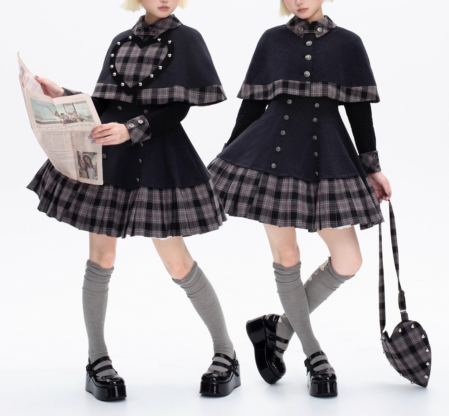 【完売品】Epetice Dark Night ジャンパースカート Dark Night ワンピース・ジャンパースカート【Avenue d'Enfer