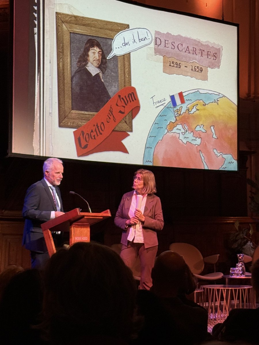 Interessante lezing van Han van Ruler over René Descartes gisteravond in de Rode Hoed