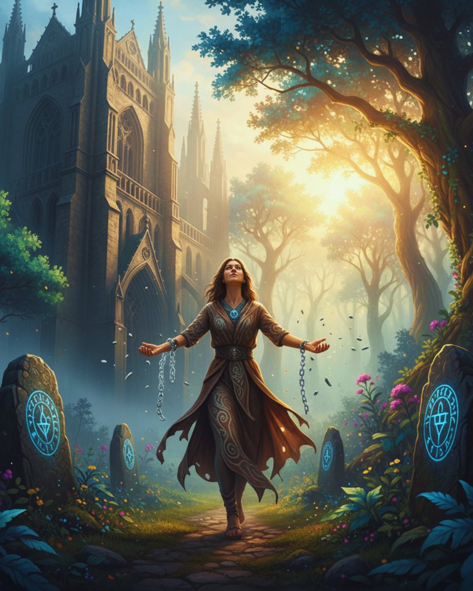 LisaEddyTarot's tweet image. With The Pagan Threat stirring fear in the U.S. (and now in the UK), I share my deconversion story: renouncing my baptisms &amp;amp; reclaiming magical will.

👉 angelorum.co/spirit-warrior…

#Paganism #Deconversion #SpiritualFreedom #MagicalWill