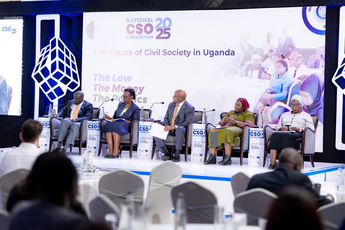Today's panel at #CSOConventionUG2025 is diving into practical strategies for gov't agencies &amp; CSOs to collaborate effectively. Let's explore ways to align policies, mobilize resources, and drive joint implementation for a better Uganda.<a href="/FarajaDTv/">Faraja Television</a> <a href="/NPA_UG/">National Planning Authority 🇺🇬</a> <a href="/uwonet/">Uganda Women's Network</a> <a href="/DENIVA_official/">Dev’t Network of Indigenous Voluntary Associations</a>