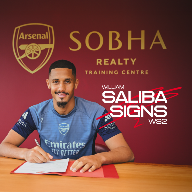 Arsenal's tweet photo. Hot off the press 📠

William Saliba has committed his future to the club 👇